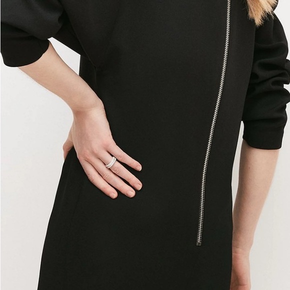 Karen Millen Dress V Neck Mini Statement Sleeve Structured 8 - Picture 3 of 14